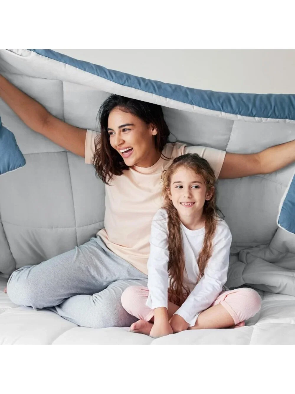 Lightweight Reversible California King Comforter Set, Down Alternative, 2 Pillow